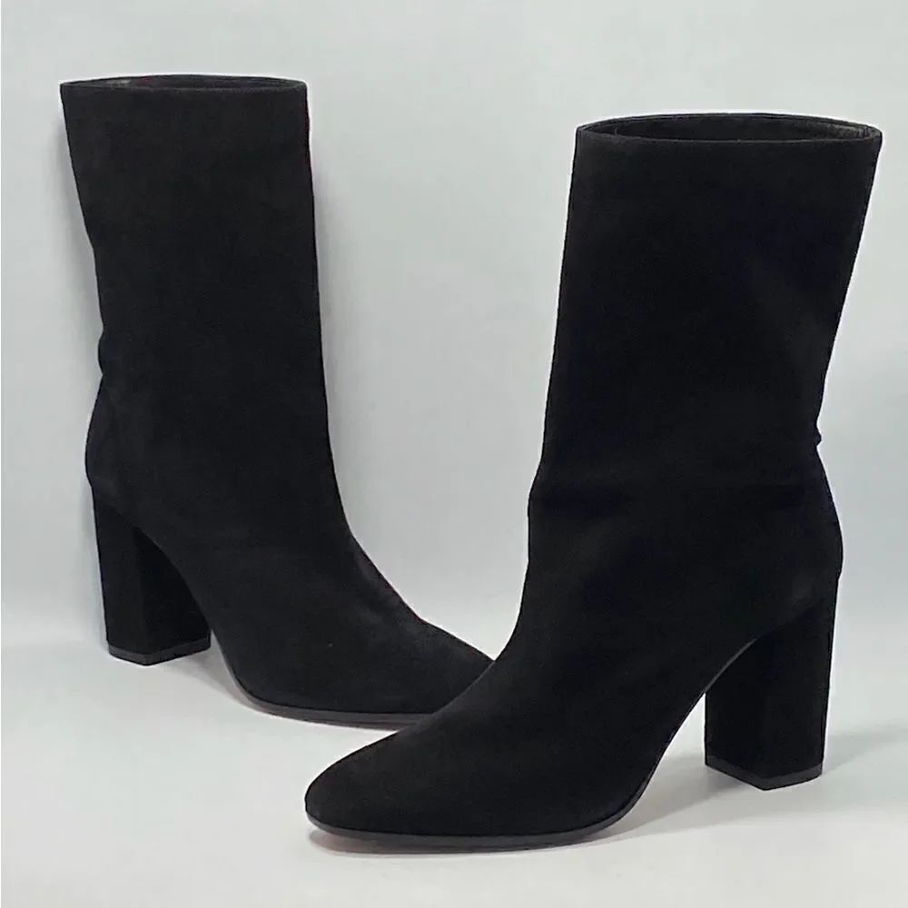 Aquazzura Boogie Suede Ankle Boots size 36.5